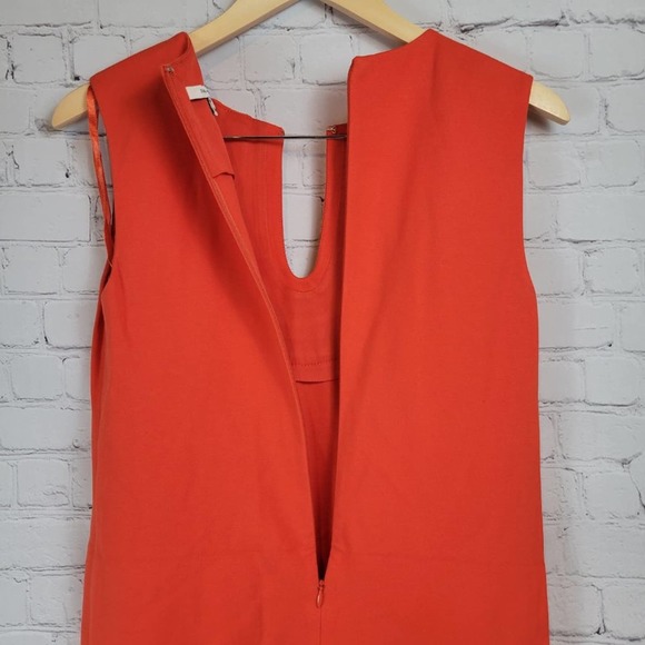 Diane Von Furstenberg Kadijah Keyhole Orange Shift Dress Size 2 - Picture 4 of 15